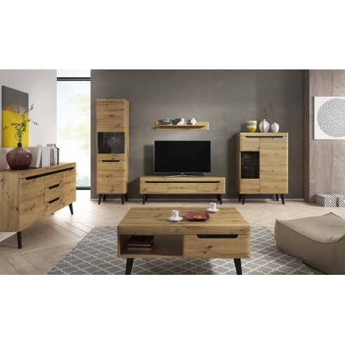 Witryna wysoka do salonu BODO 53 cm