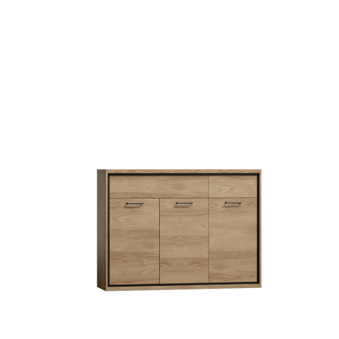 Komoda do salonu COMO 135 cm w kolorze natural hikora Komoda do salonu COMO 135 cm w kolorze natural hikora