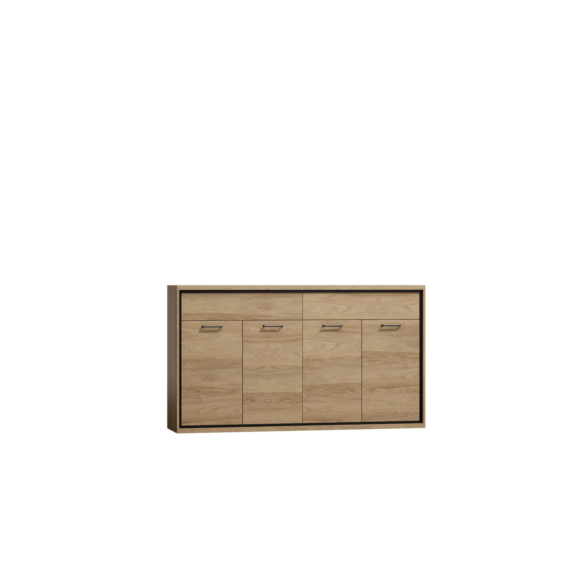 Komoda do salonu COMO 177 cm w kolorze natural hikora