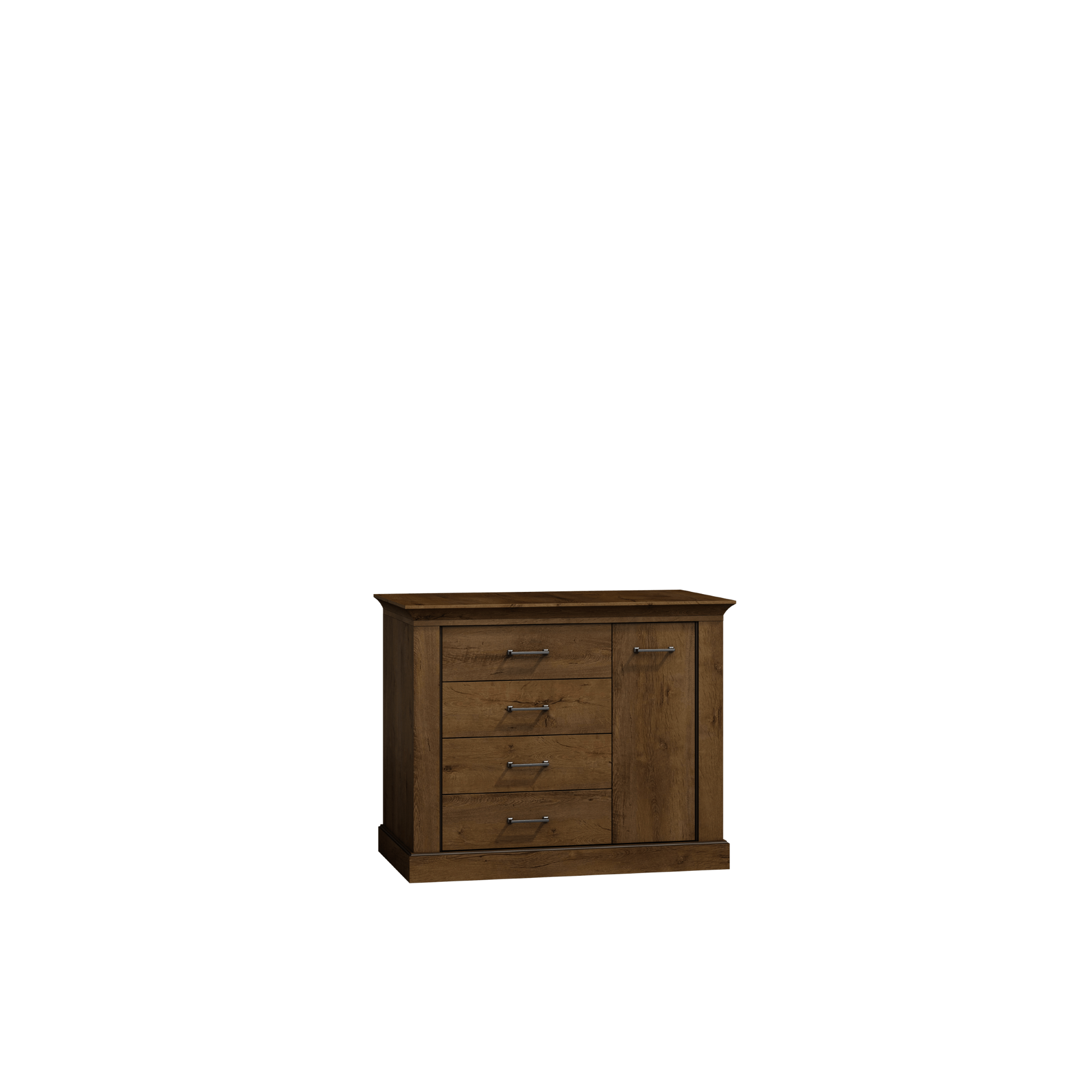 Komoda do salonu NIKA 114 cm w kolorze jesion jasny