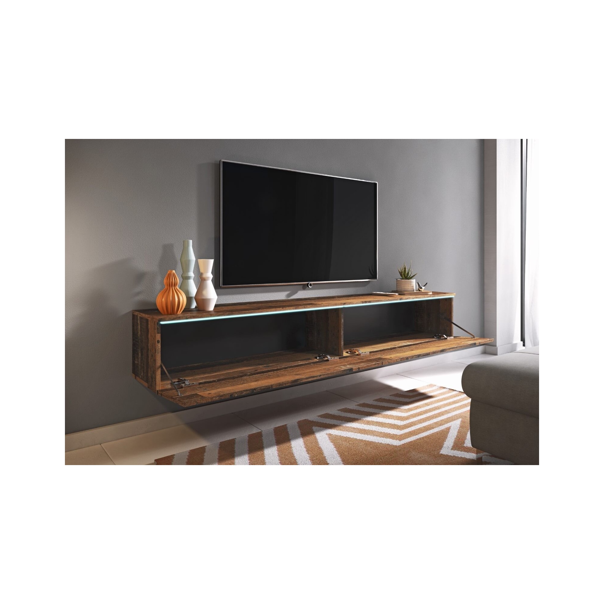 Szafka pod telewizor DIDI 180 cm old wood