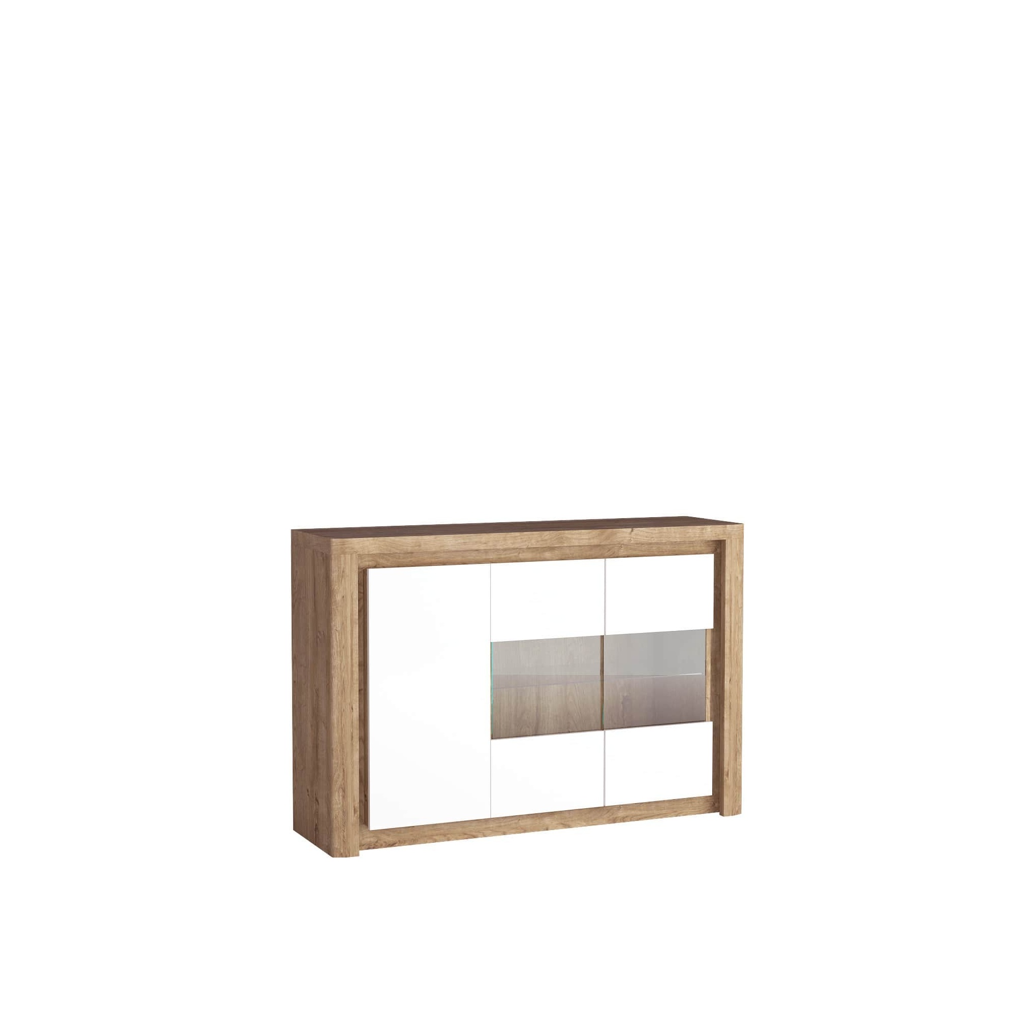 Komoda do salonu LIVIO dąb ribbeck/biały