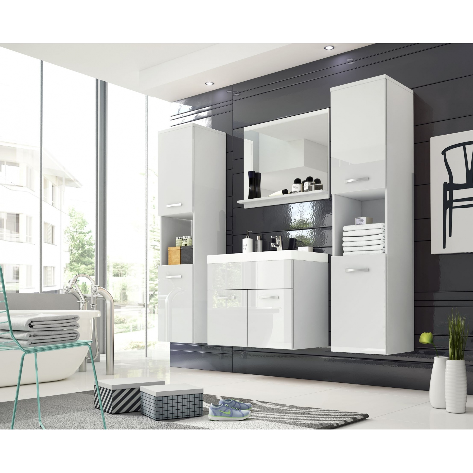 Zestaw mebli łazienkowych Montreal XL