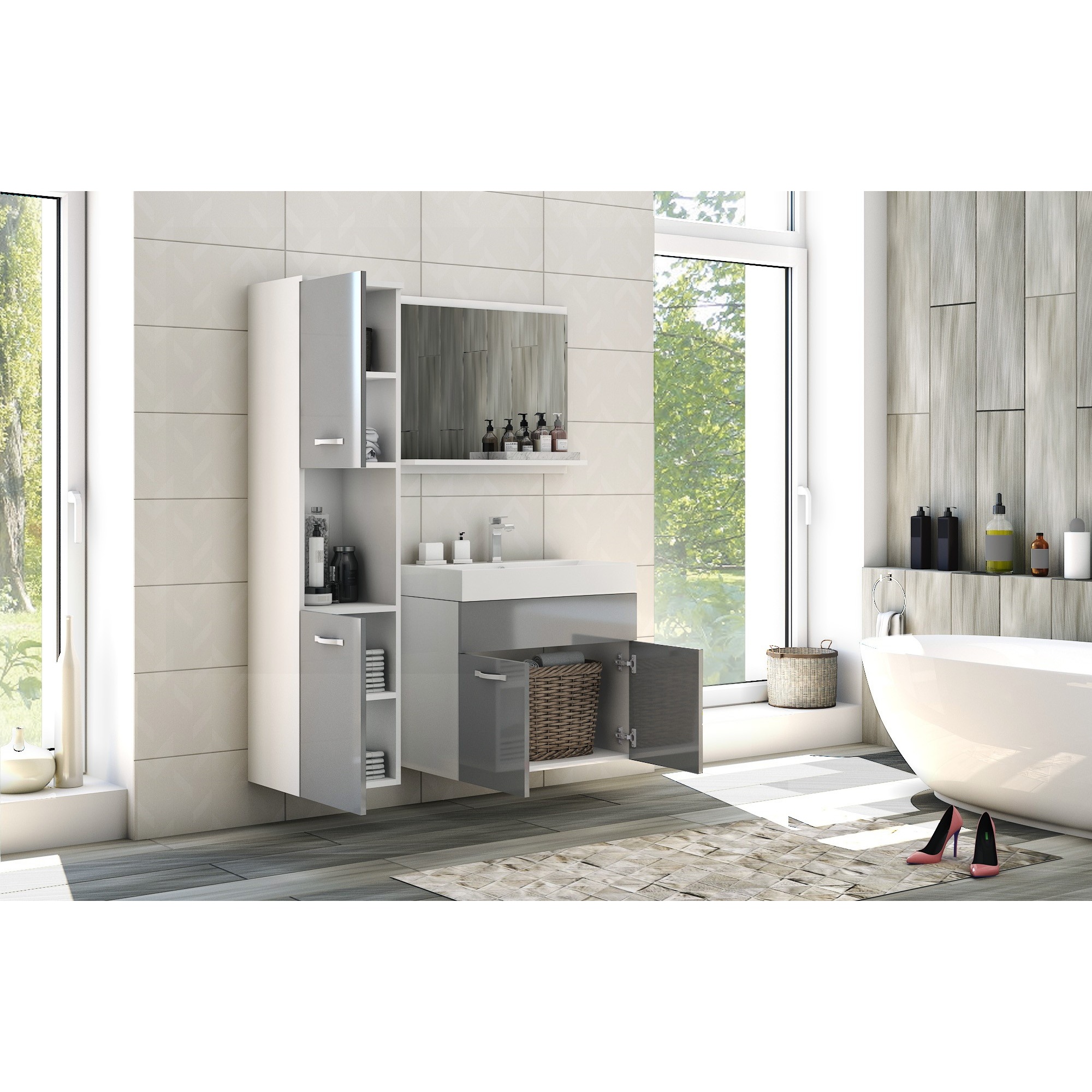 Zestaw mebli łazienkowych Montreal