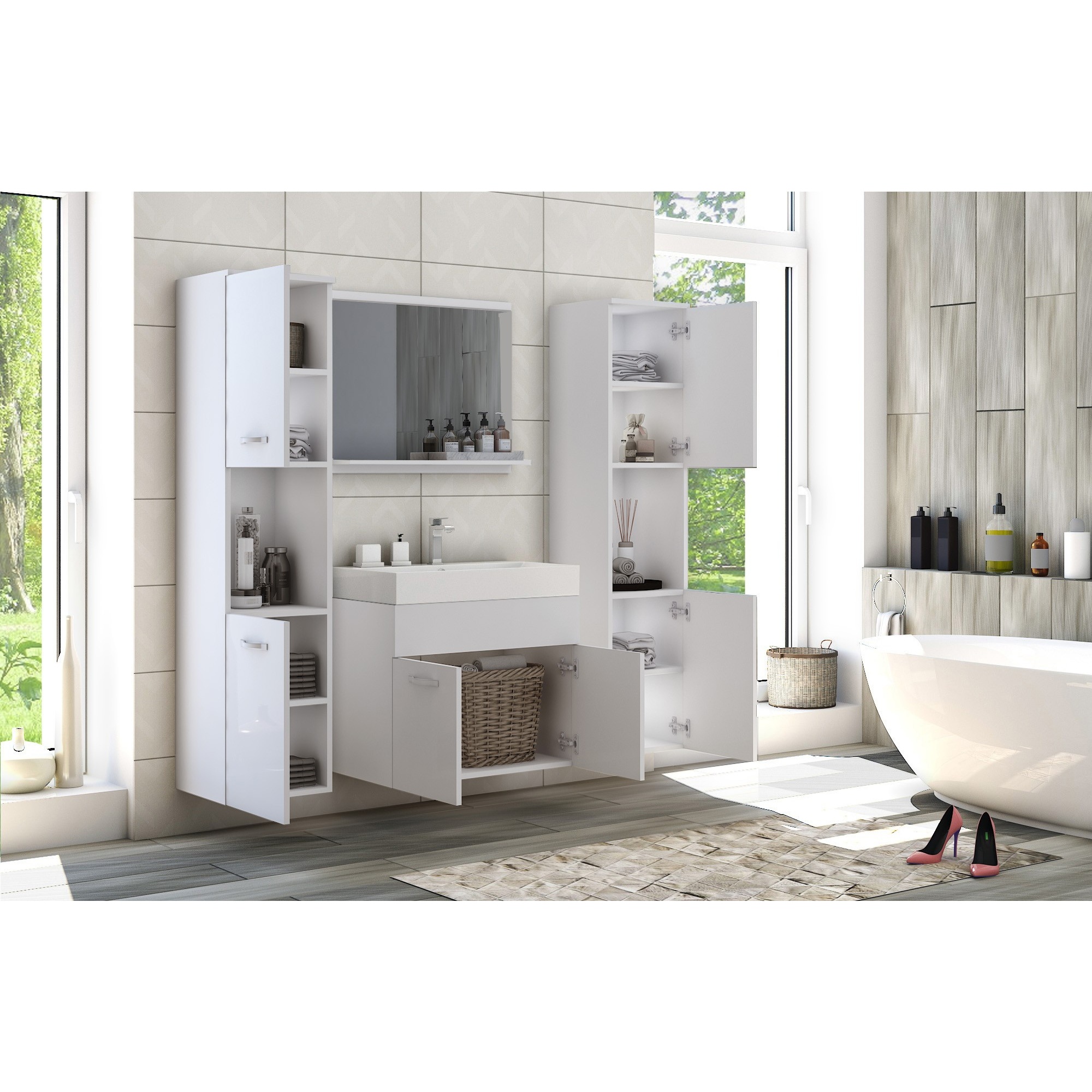 Zestaw mebli łazienkowych Montreal XL